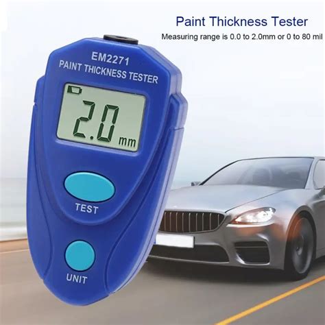 testing thickness of paint|tool for measuring paint thickness.